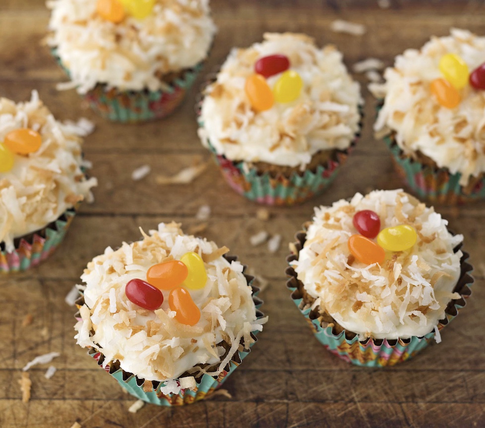 Lemon Frosted Carrot Cake Cupcakes | Reynolds Brands