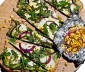 
Grilled Flatbread Pizzas with Avocado Pesto
