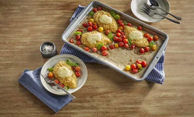 
Sheet Pan Chicken Parmesan
