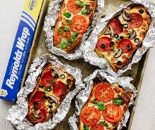 Foil French Bread Pizzas