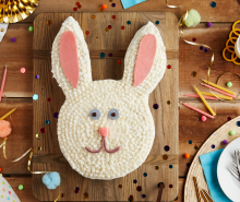 Easy Bunny-Shaped Cake