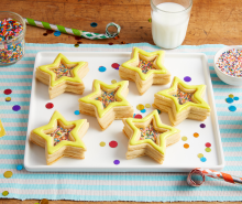 Stained Glass Birthday Cookies