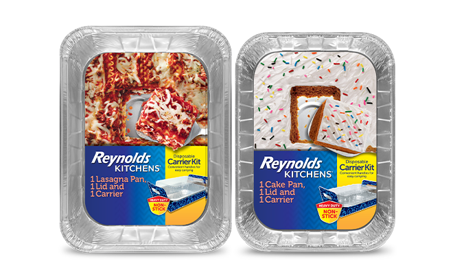 Disposable Baking Pans With Lids & Carriers