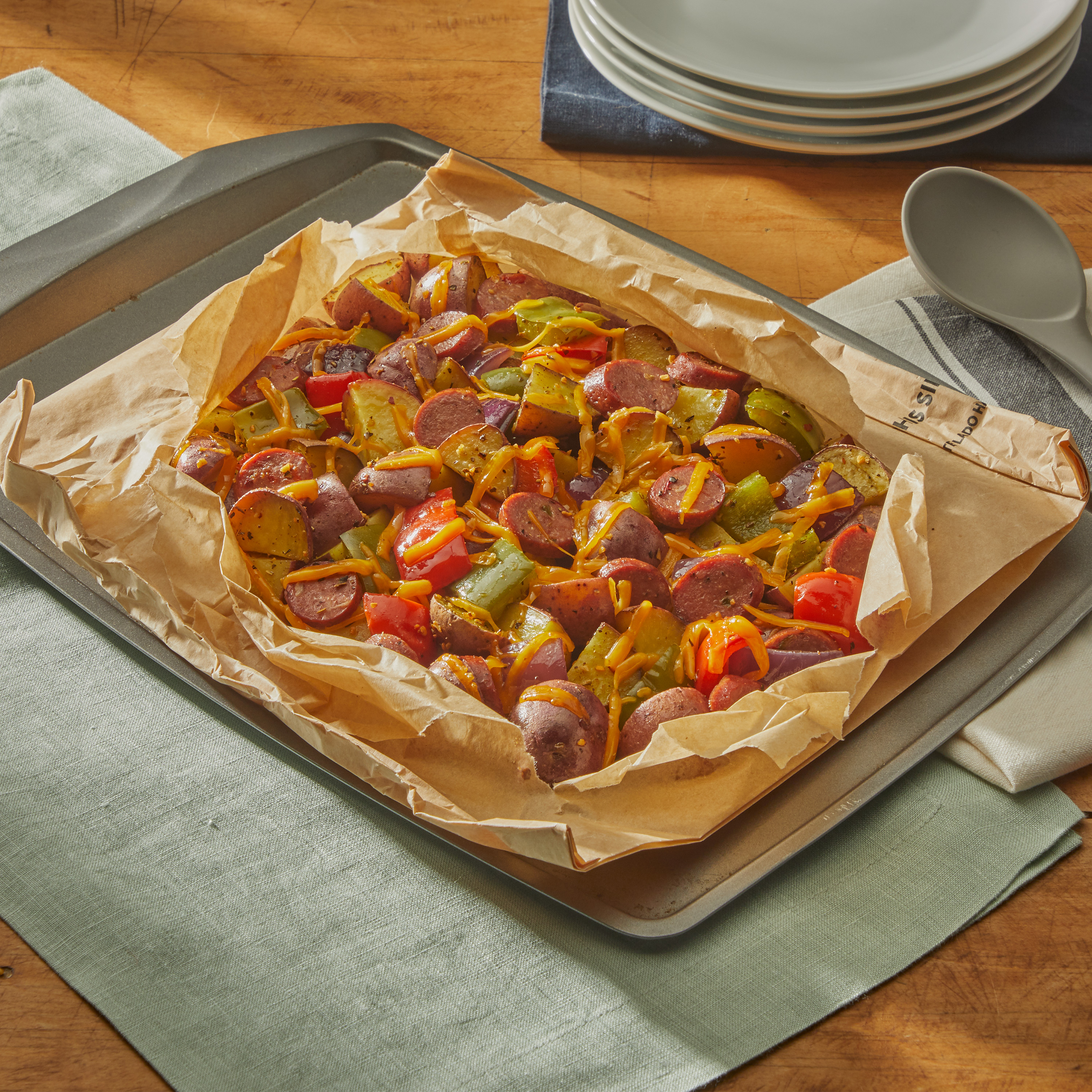 Cajun Sausage and Potato Breakfast Hash Recipe | Reynolds Brands