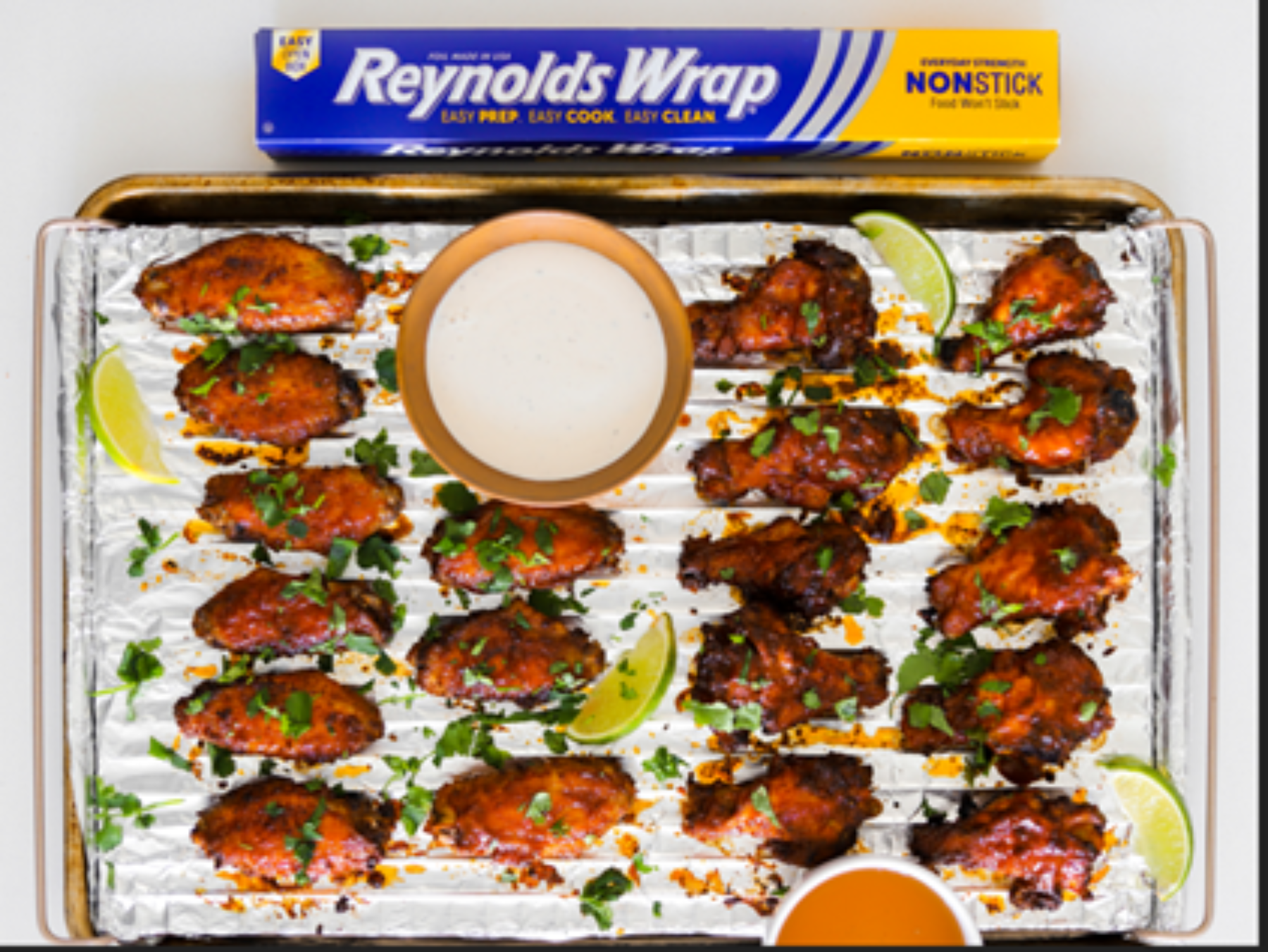 Honey Chipotle Crispy Chicken Wings | Reynolds Brands