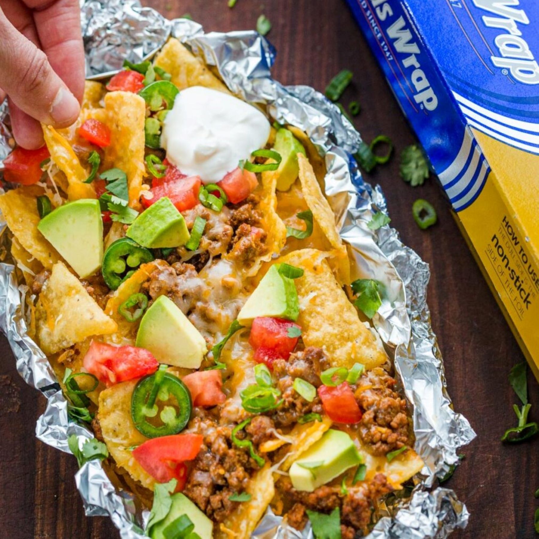 Foil-Pack Baked Nachos | Reynolds Brands