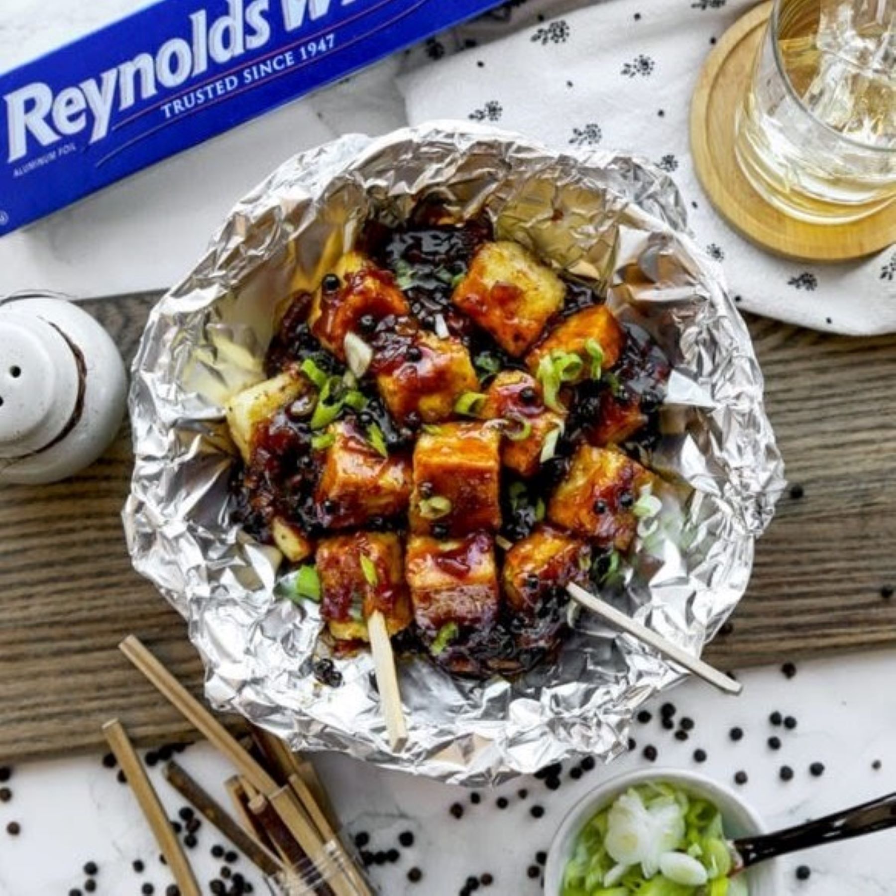 Baked Tofu with Black Pepper Sauce | Reynolds Brands
