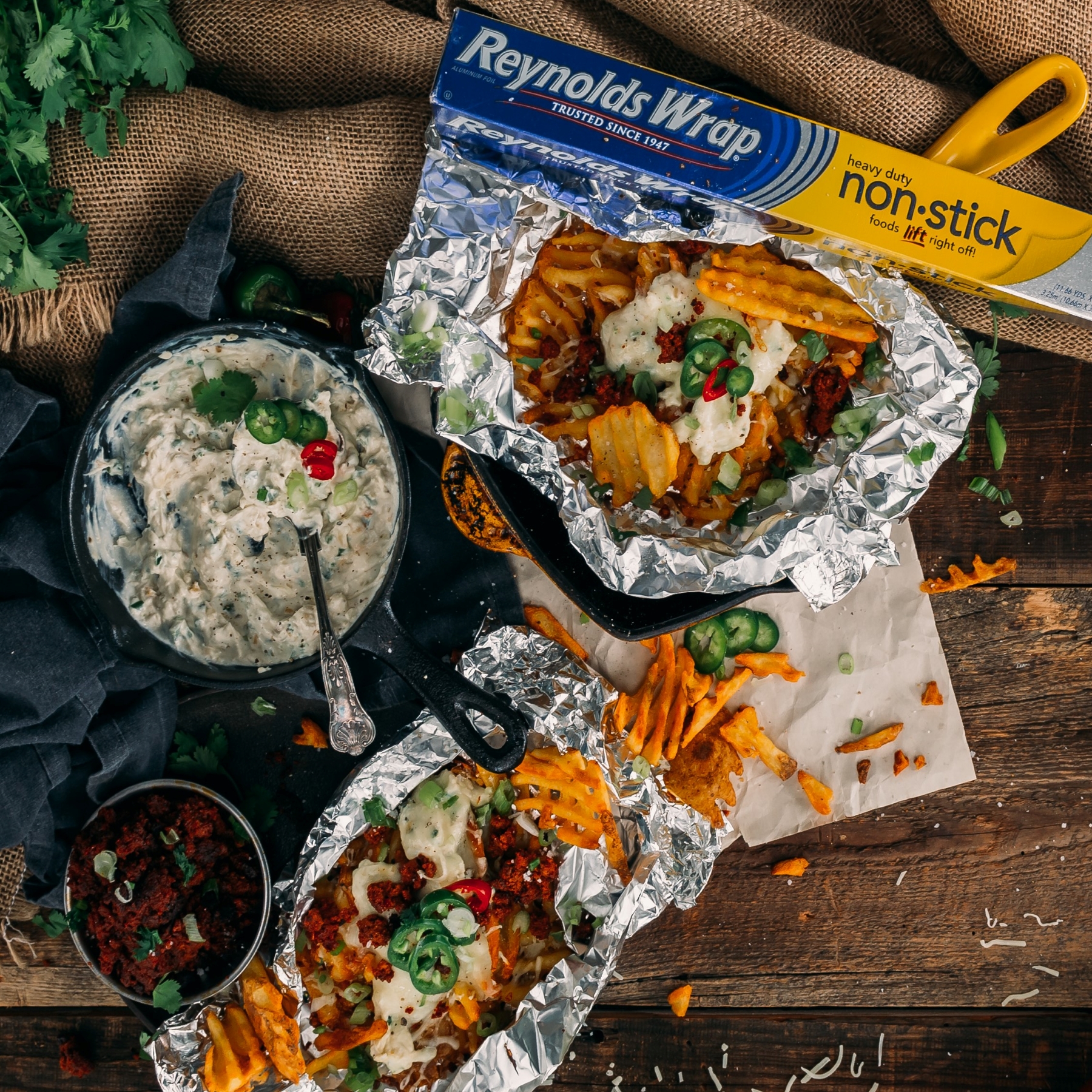 Grilled Jalapeno Popper Fries | Reynolds Brands