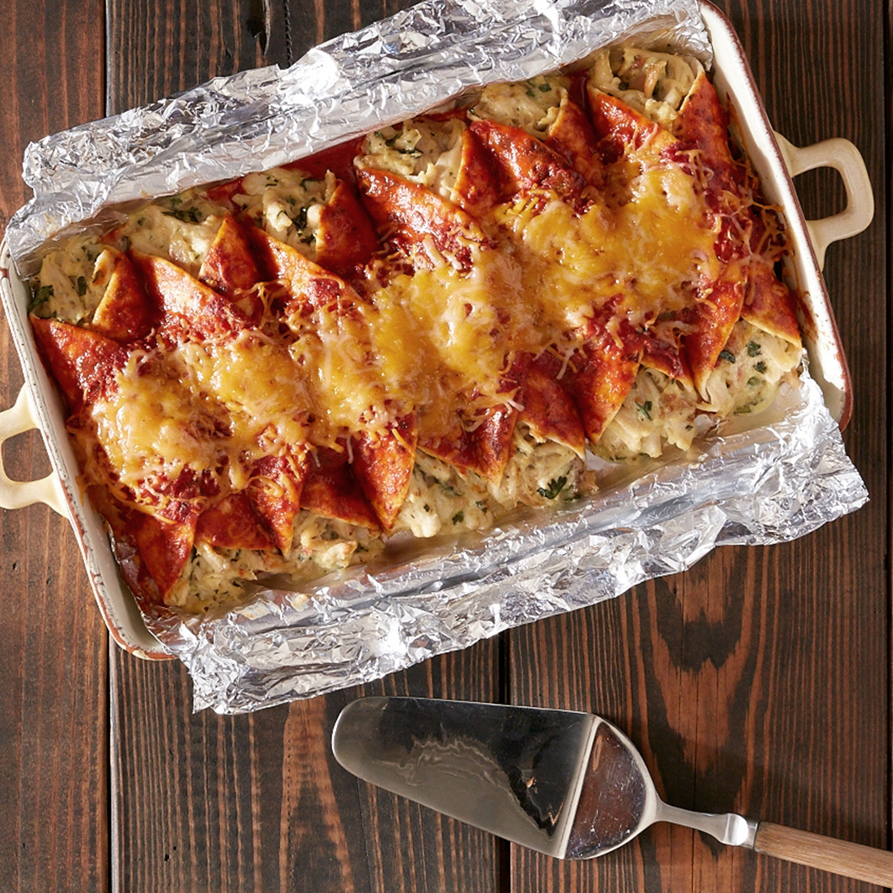 Creamy Chicken Enchiladas | Reynolds Brands