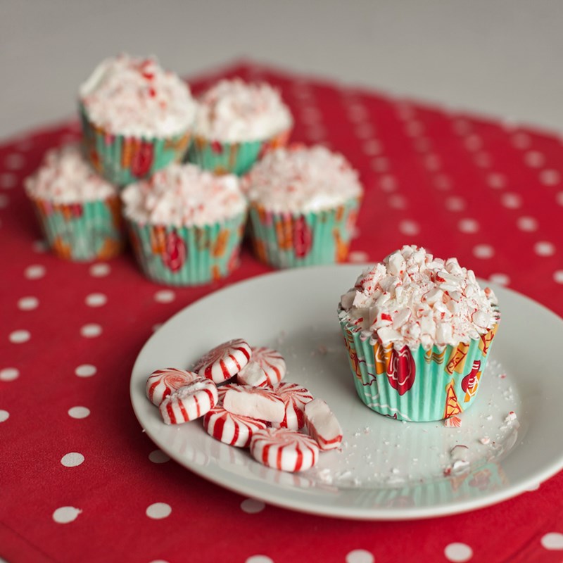 Holiday Peppermint Cupcakes | Reynolds Brands
