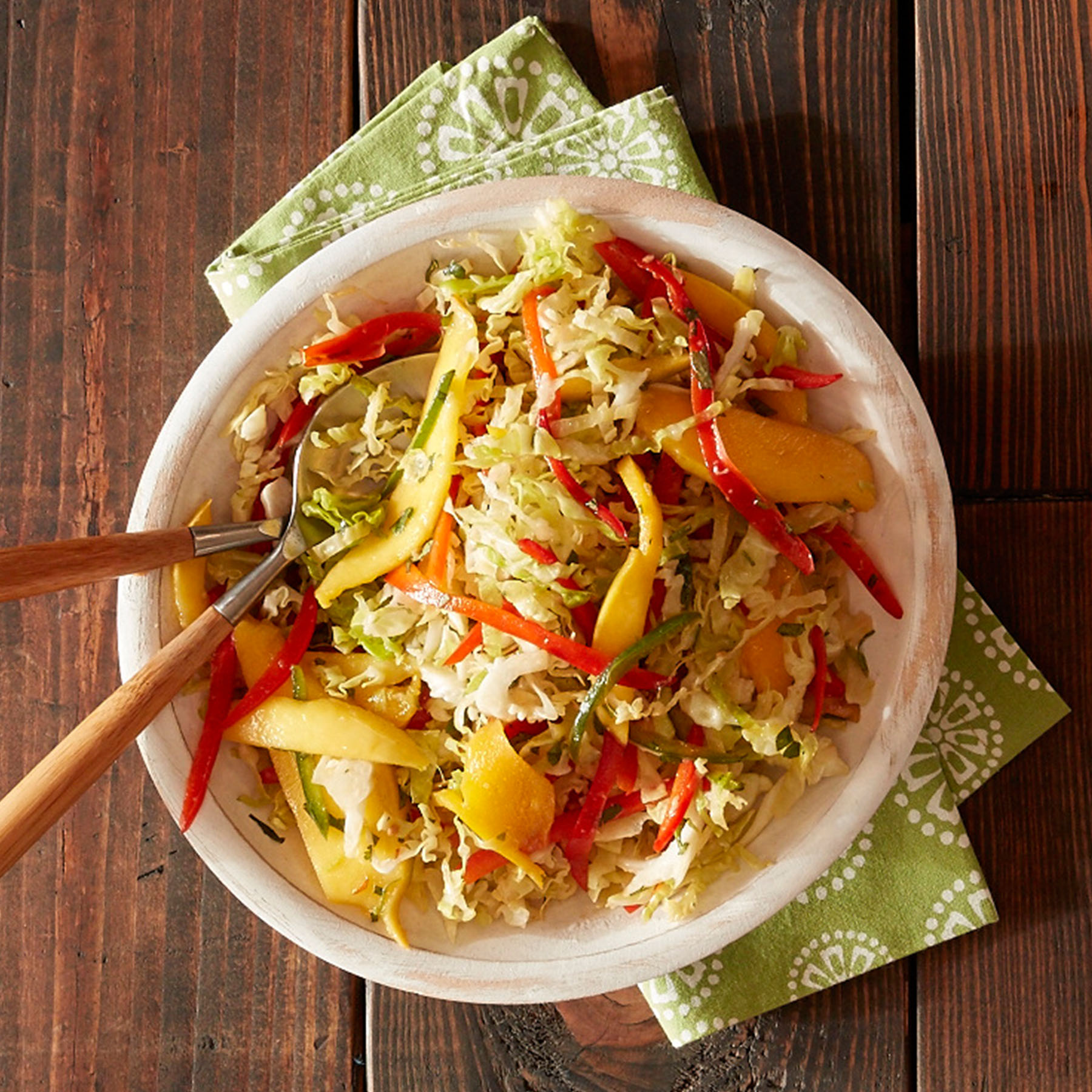 Mango Slaw with Roasted Garlic Lime Dressing | Reynolds Brands