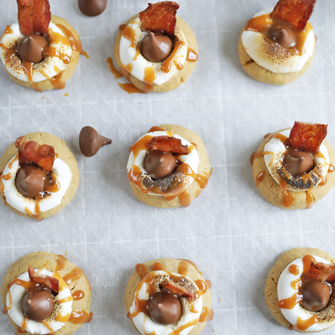 Caramel S’more and Bacon Cookies Recipe | Reynolds Brands