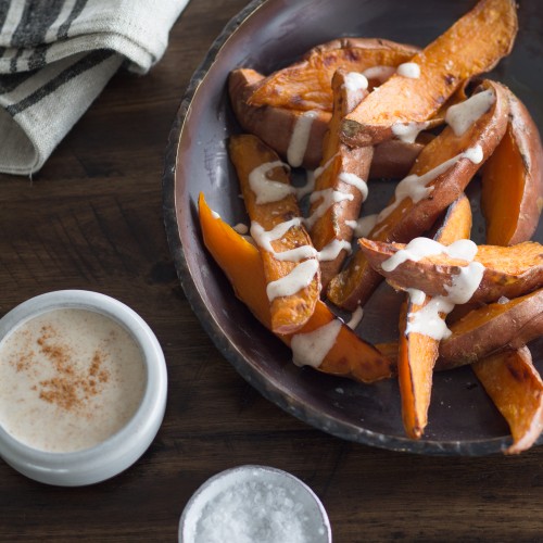 Sweet Potato Wedges with Marshmallow Sauce | Reynolds Brands