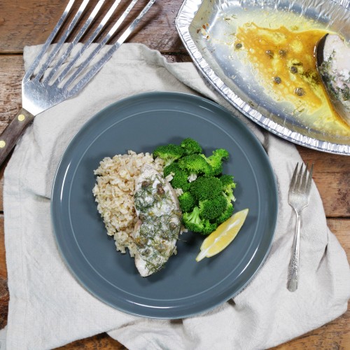 Swordfish with Lemon Butter Sauce | Reynolds Brands