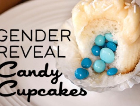 Gender Reveal Cupcake