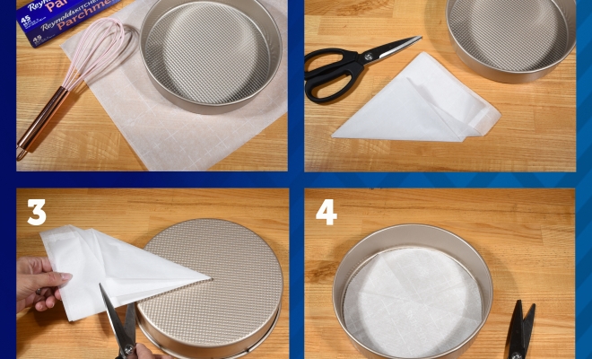 How to line a cake pan with paper