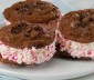 
Double Chocolate &amp; Peppermint Ice Cream Sandwich Cookies
