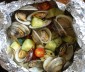 
Grilled Clams in Foil  
