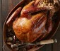 
Roast Turkey with Cranberry and Pomegranate Glaze
