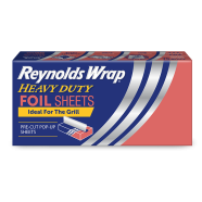 Reynolds Wrap Heavy Duty Foil Sheets Package