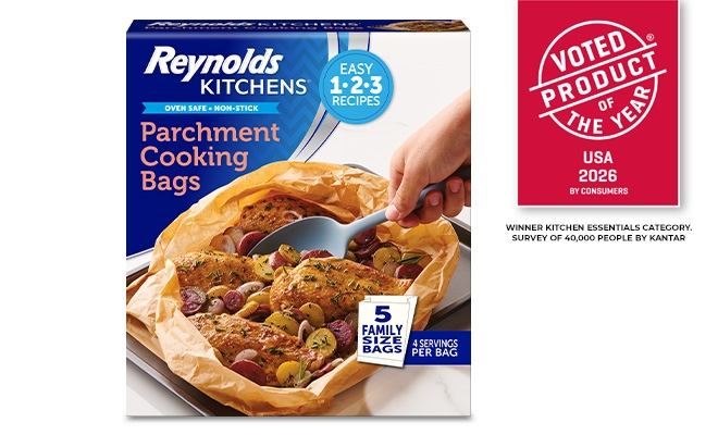 Reynolds Kitchens Parchment Cooking Bags Package