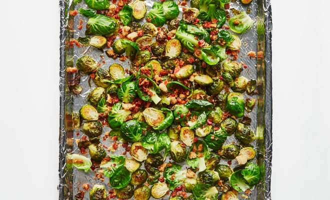 
Brussels Sprouts with Bacon and Breadcrumbs
