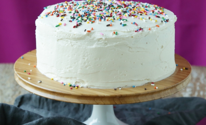 Eggless Funfetti Cake from Scratch - Mommy's Home Cooking