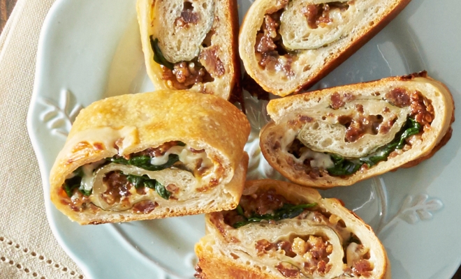 
Homemade Spinach Pizza Rolls
