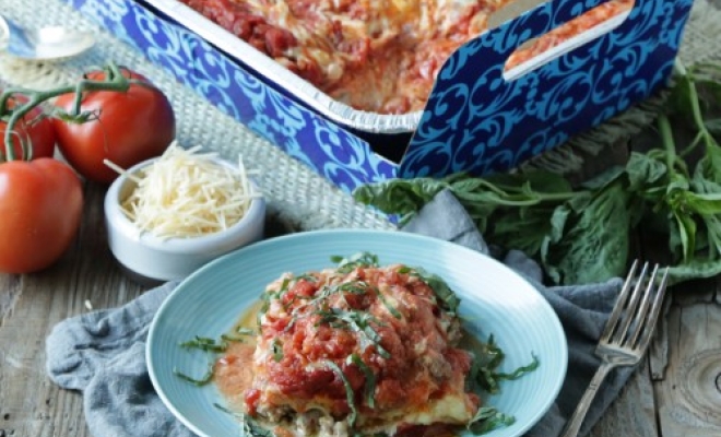 Sausage and 4-Cheese Lasagna