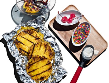 Grilled Pineapple Sundae