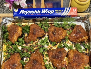 Honey Mustard Chicken Thighs