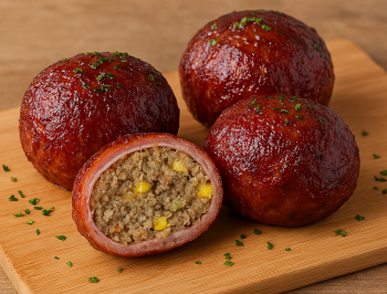 Bacon Wrapped Onion Bombs