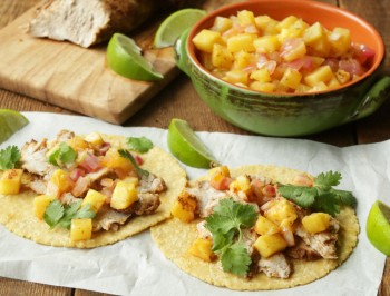 Al Pastor Tacos with Pineapple Salsa