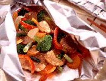 Oriental Pork Tenderloin Packets