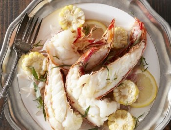 Tarragon and Lemon Lobster Scampi