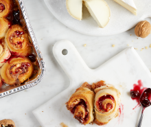 Baked Brie &amp; Jam Rolls