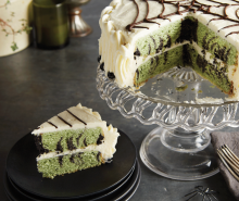 Green Tea Cobweb Cake