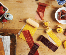 Blackberry Ginger Fruit Rolls