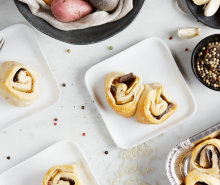 Potatoes, Sea Salt + Roasted Garlic Rolls