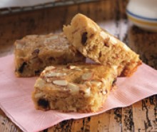 Cherry Almond  Blonde  Brownies