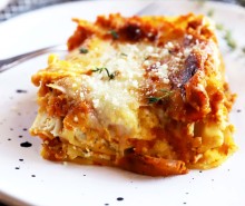 Spicy Pumpkin Herb Lasagna