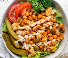 Oven Roasted Chickpea Shawarma