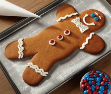 Giant Decorated Gingerbread Man Cookie