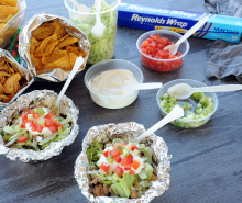 Grilled Walking Taco Foil Packets