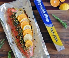 Easy Citrus Herb Foil Grilled Salmon