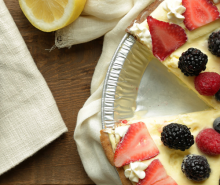 Lemon Tart with Fresh Berries