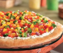 Appetizer Veggie Pizza