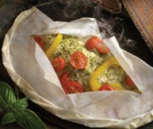 Pesto Snapper en Papillote