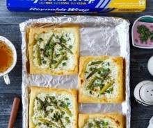 Asparagus, Ricotta and Green Pea Tart