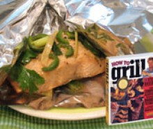 Foil Grilled Salmon with Coconut, Ginger &amp; Lemon